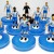 Subbuteo Andrew Table Soccer Dynamo Moscow 2013-14 on classic Hasbro bases